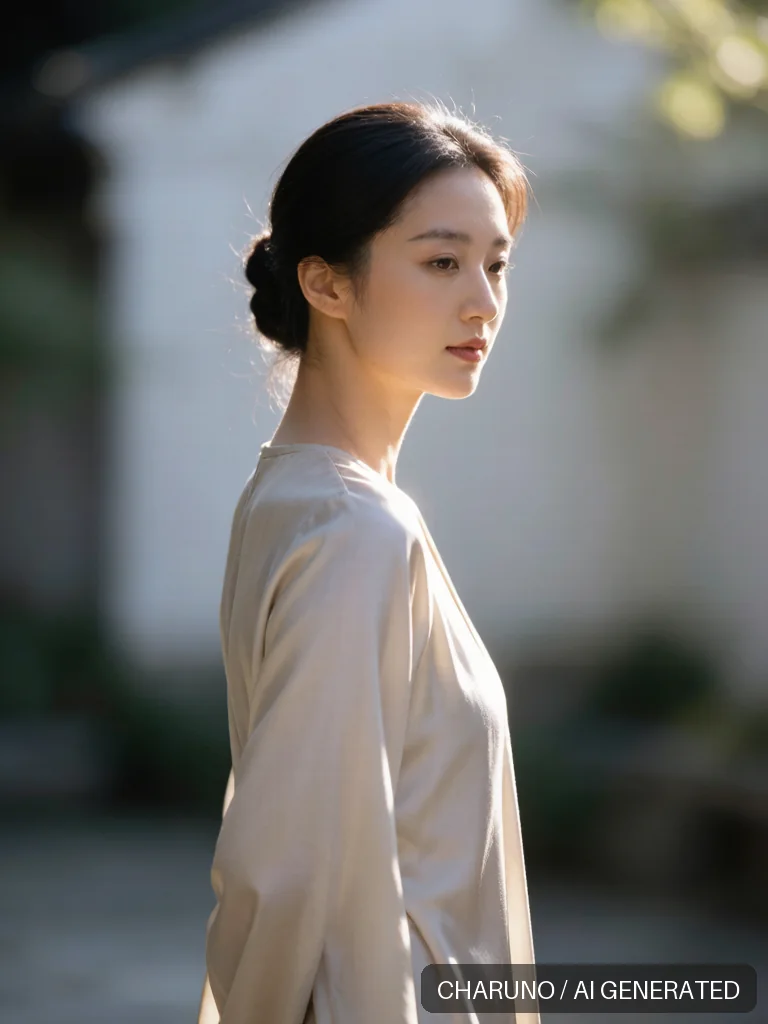 江南温婉人像 · 图库，第 6 张生成图片