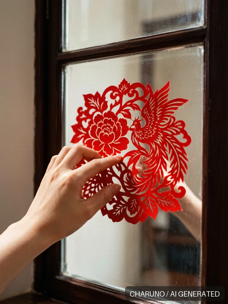 贴窗花 · 图库，第 3 张生成图片