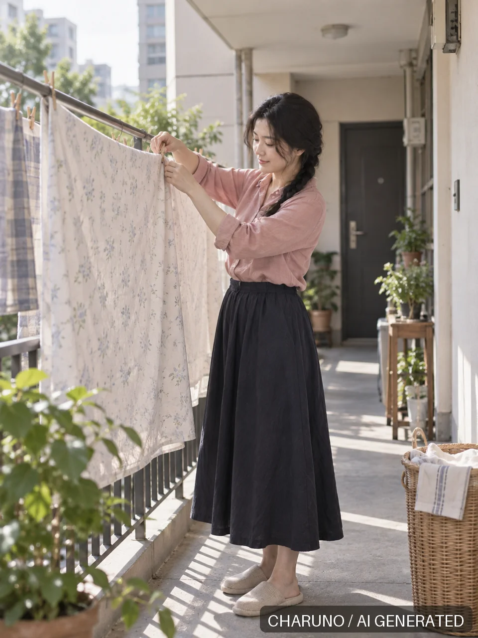 多场景新写真·温柔缝补时光，第 8 张生成图片