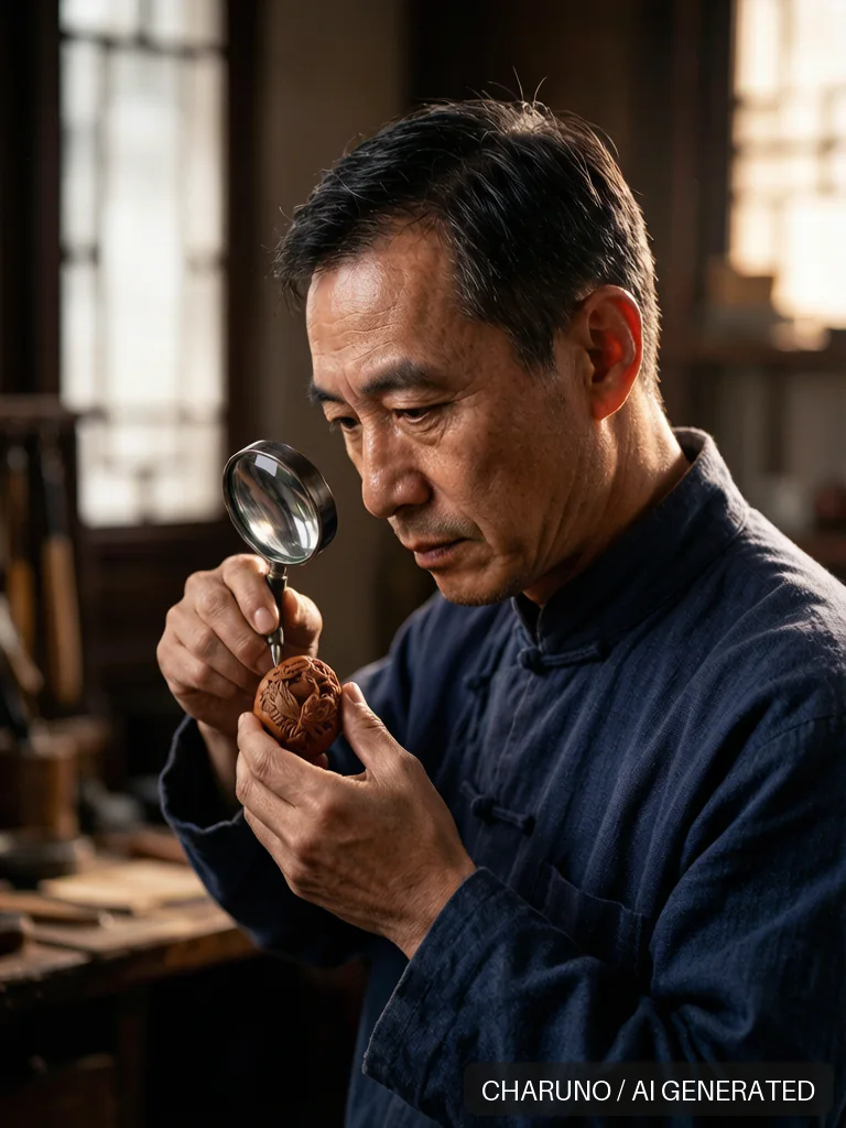 核雕匠人 · 图库，第 6 张生成图片