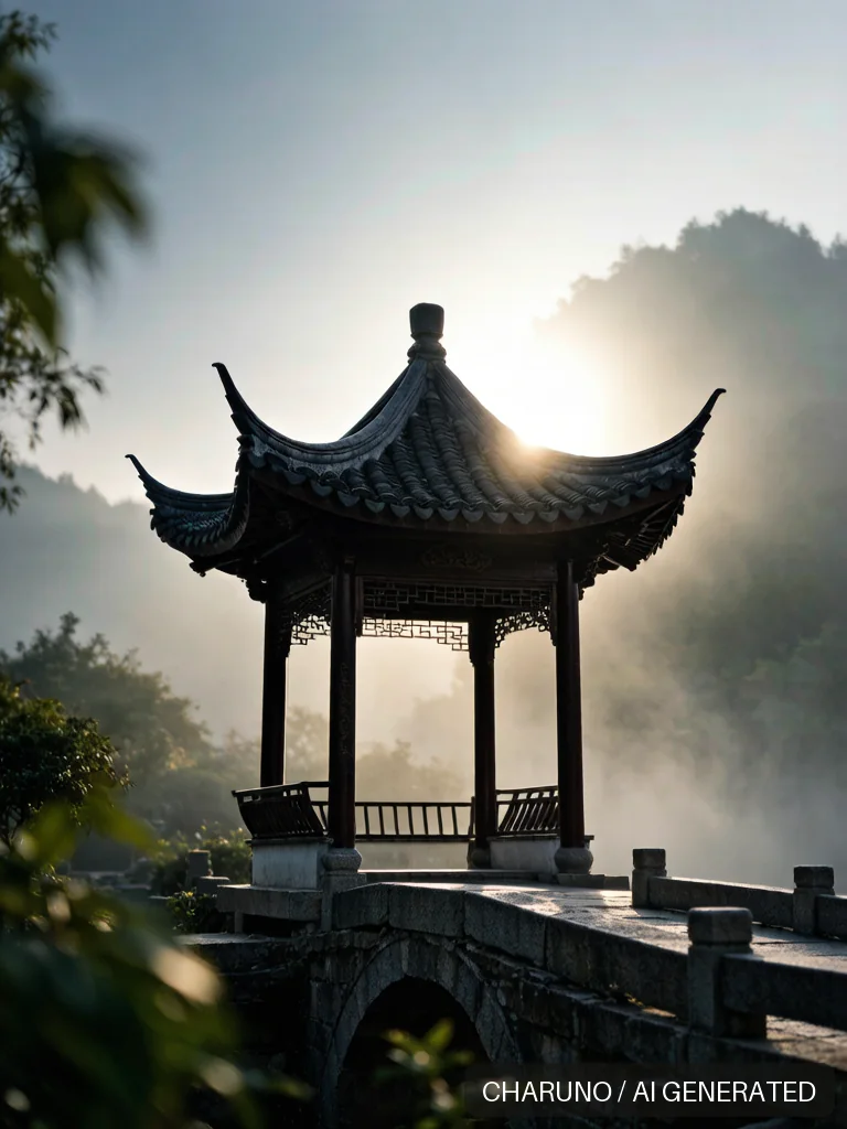 园林亭台 · 图库，第 4 张生成图片