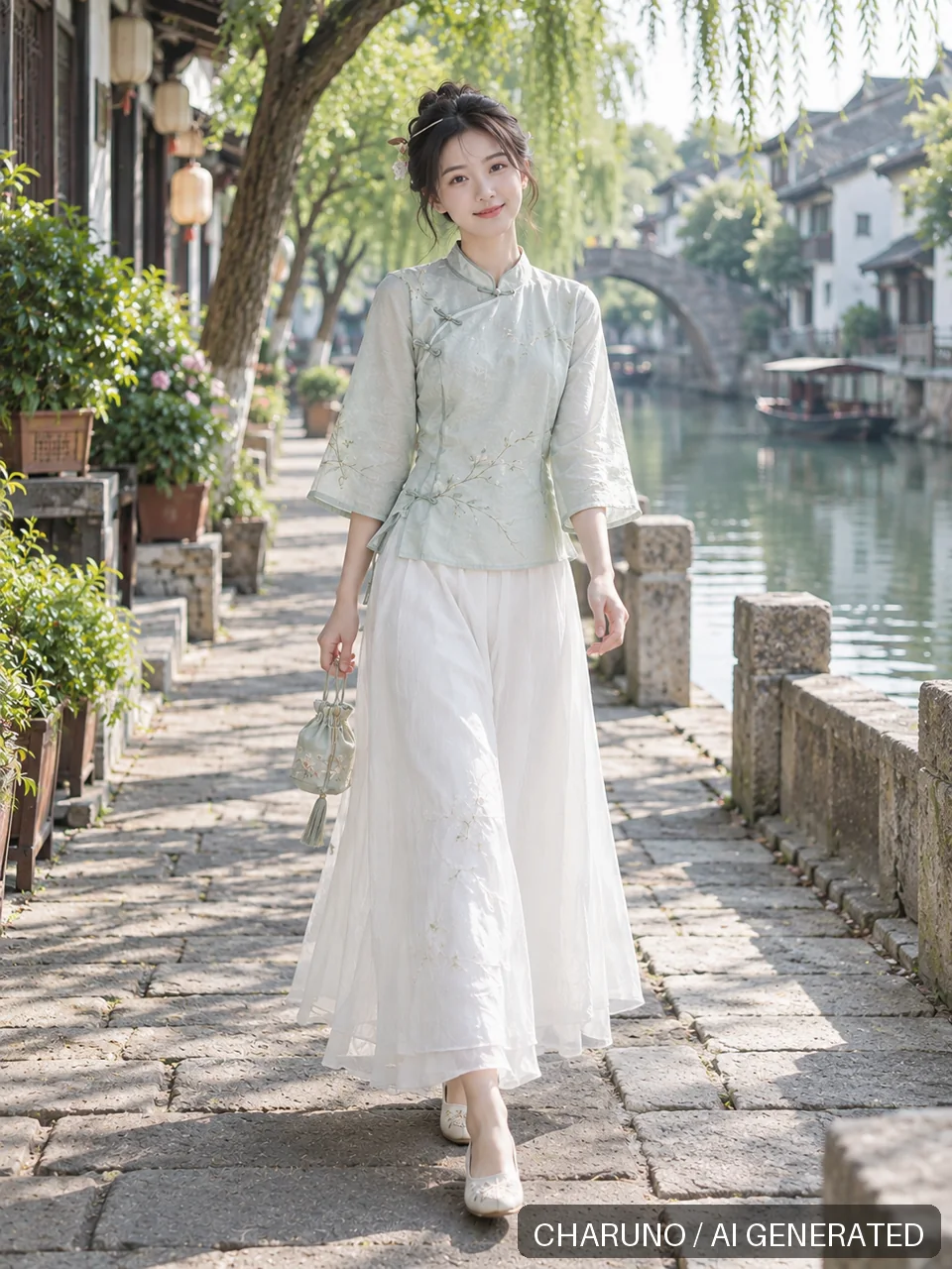 青春靓丽·江南水岸，第 2 张生成图片