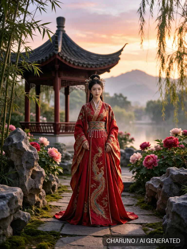 唐风霓裳 · 图库，第 8 张生成图片