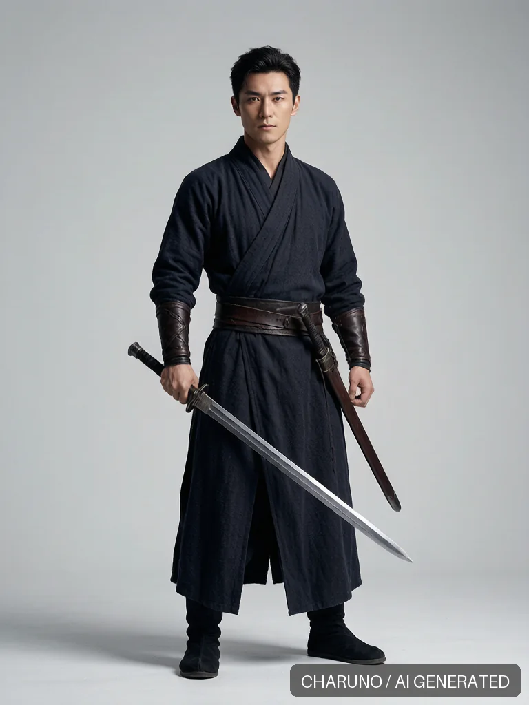 武侠剑客 · 图库,第 1 张生成图片