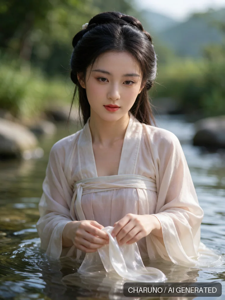 浣纱西施 · 图库,第 2 张生成图片
