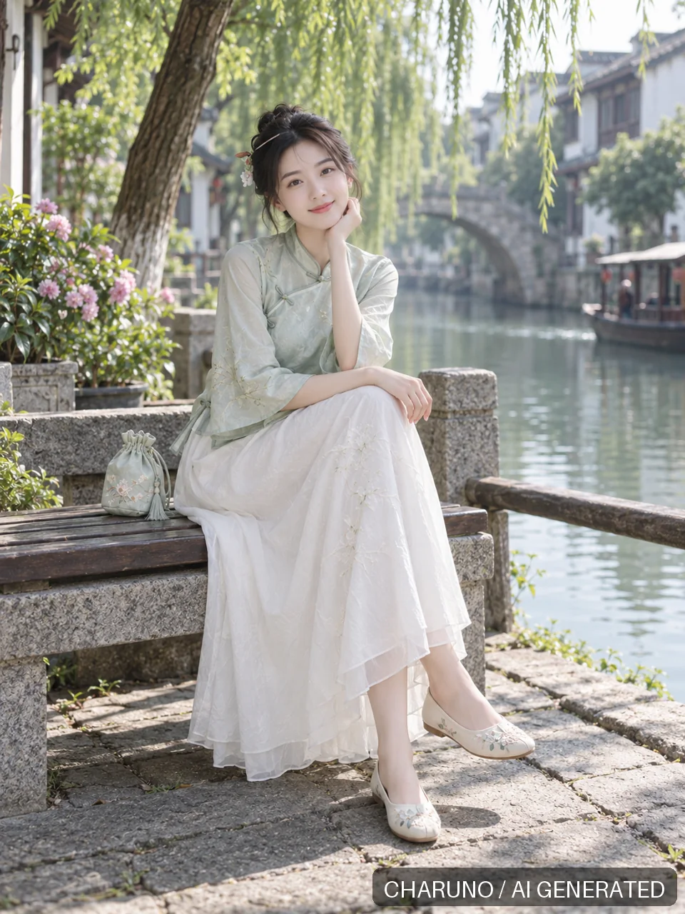 青春靓丽·江南水岸，第 5 张生成图片