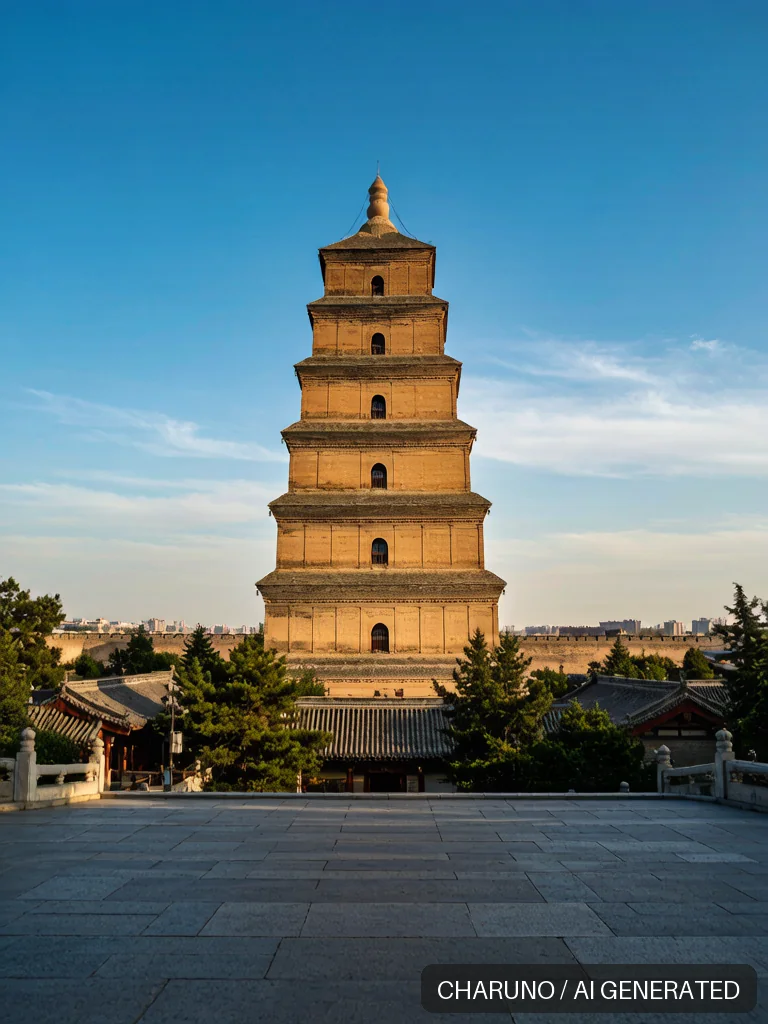 大雁塔 · 图库，第 5 张生成图片