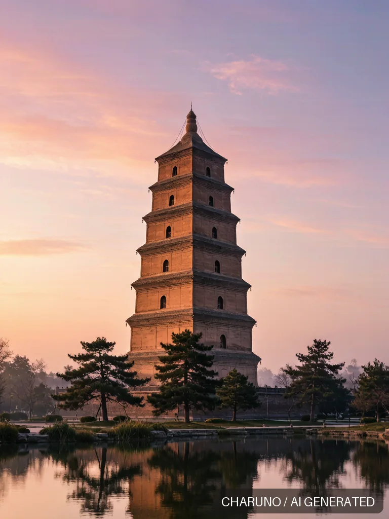 大雁塔 · 图库，第 6 张生成图片