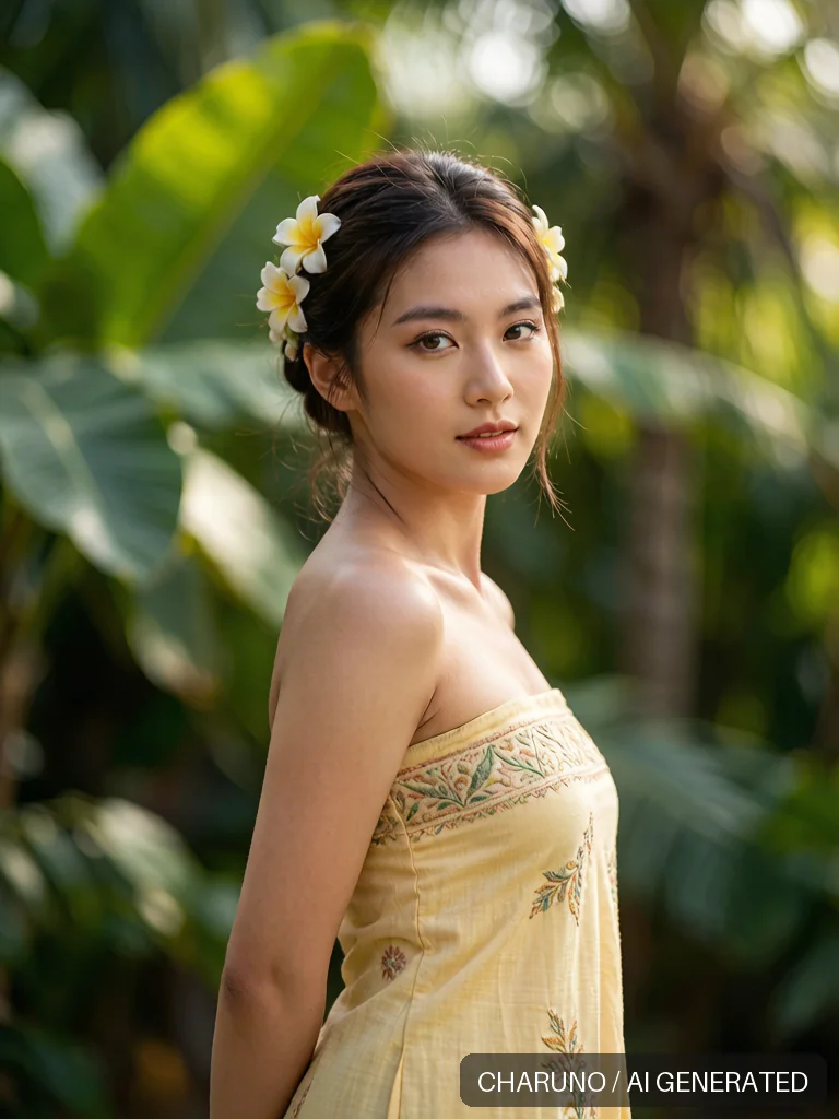 傣族少女 · 图库，第 7 张生成图片
