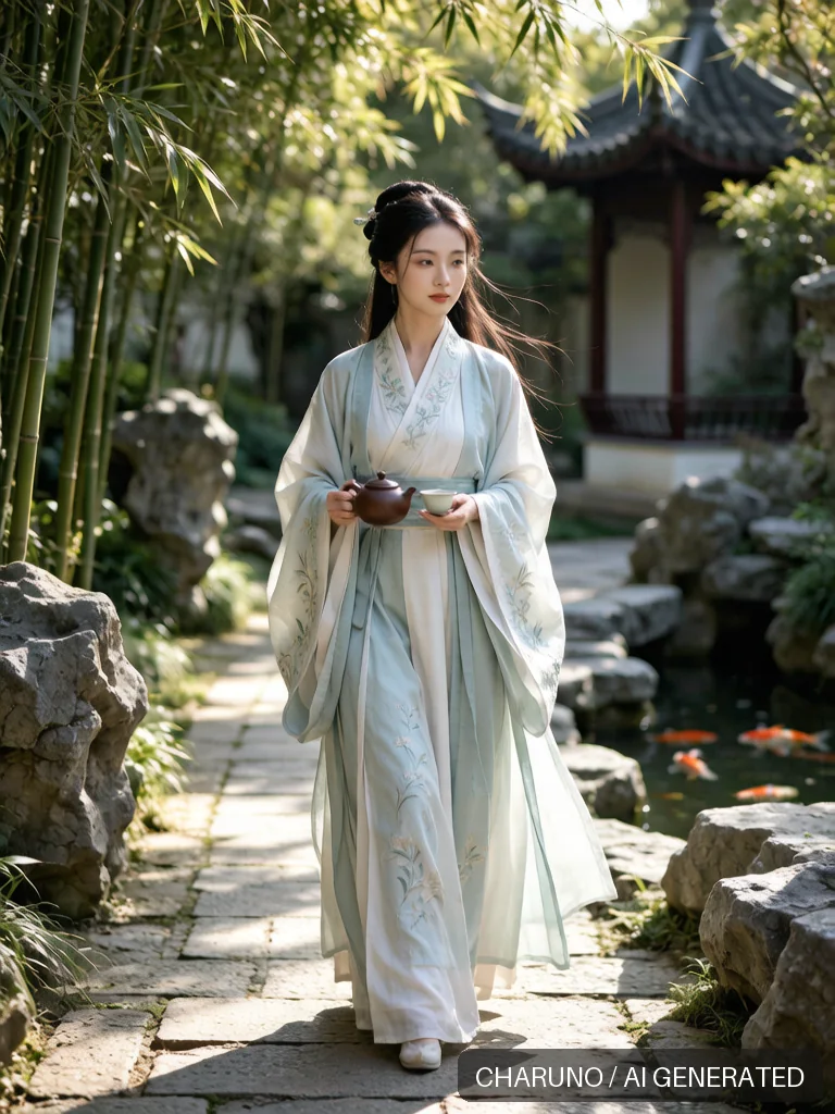 茶艺师 · 图库，第 4 张生成图片