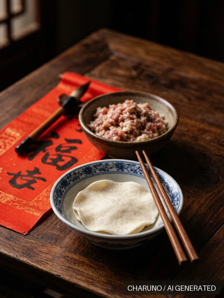 包饺子 · 图库，第 8 张生成图片