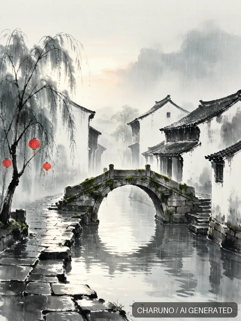 节气雨水 · 图库，第 4 张生成图片