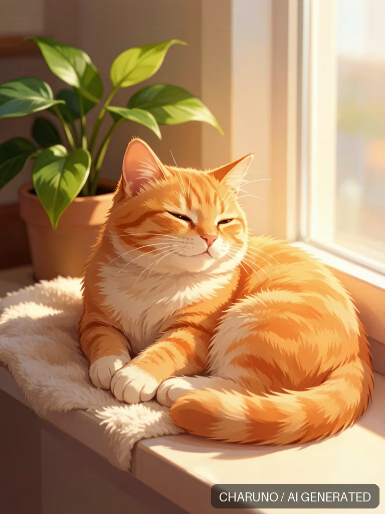 猫咪陪伴短剧 · 虚构猫咪角色，第 1 张生成图片