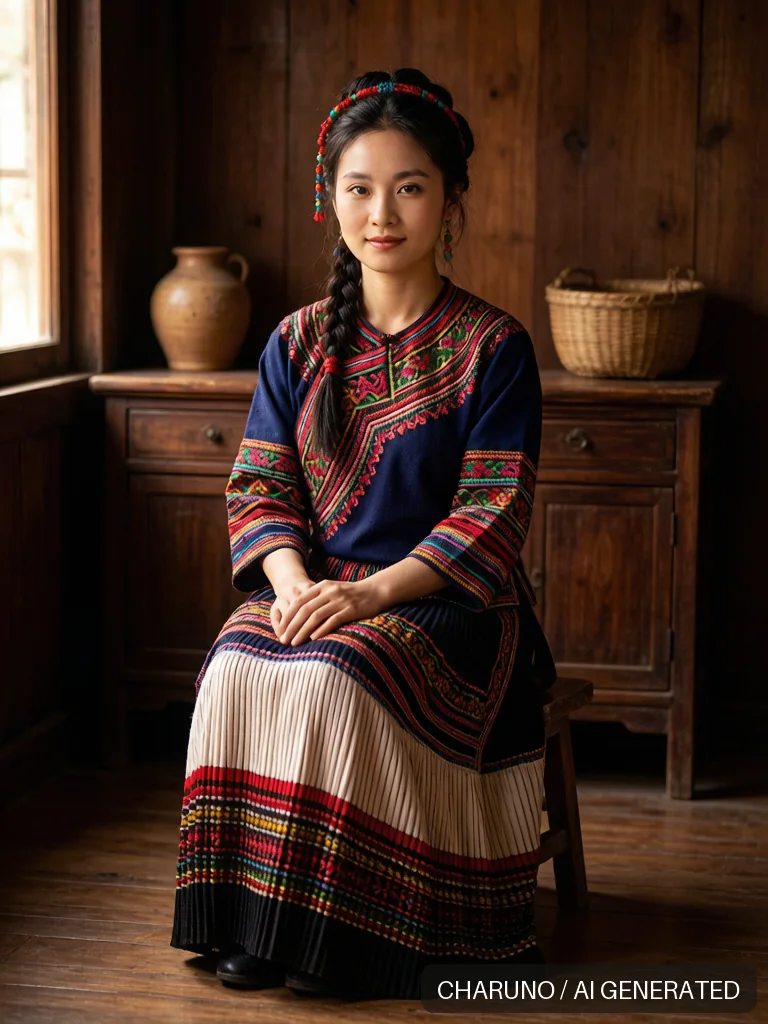 彝族服饰 · 图库，第 3 张生成图片