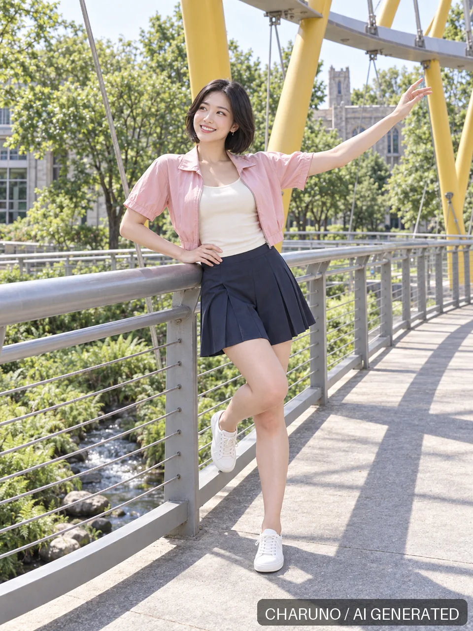 谢绫·学院夏光·晴夏八景，第 7 张生成图片