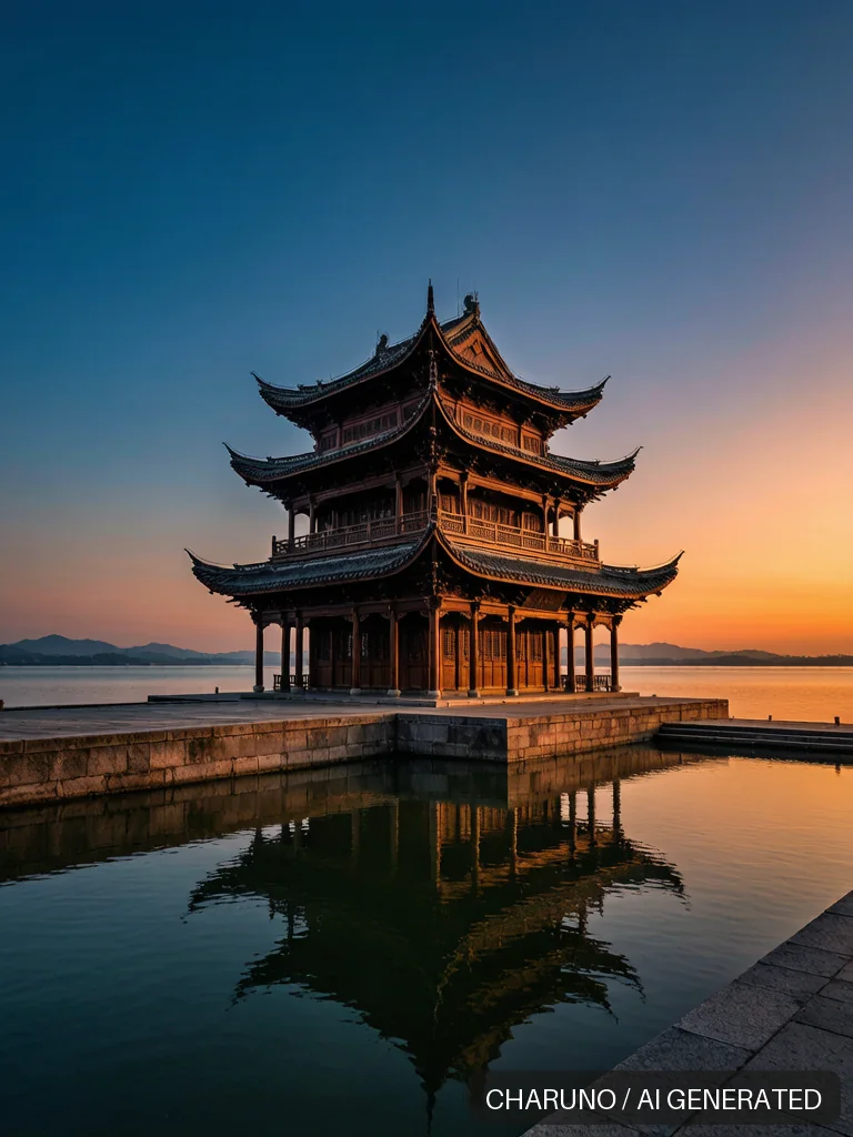 岳阳楼 · 图库，第 8 张生成图片