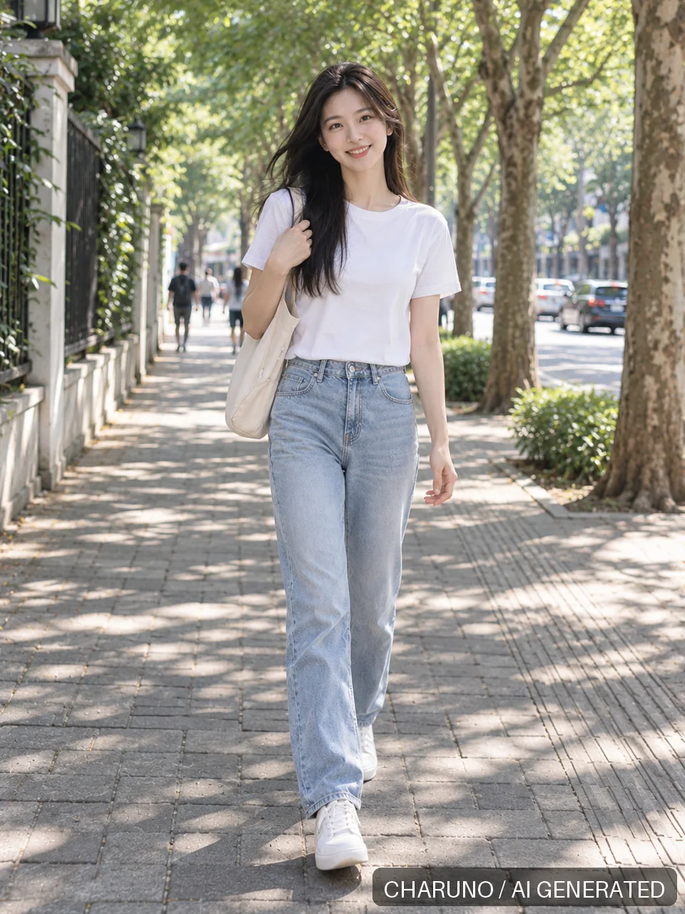 青春靓丽·阳光街头，第 2 张生成图片