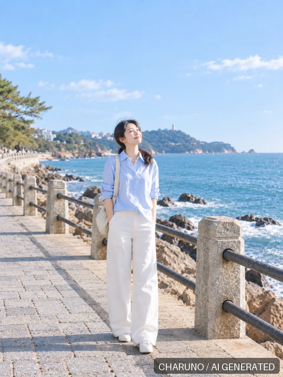 青春靓丽·海风漫步，第 7 张生成图片