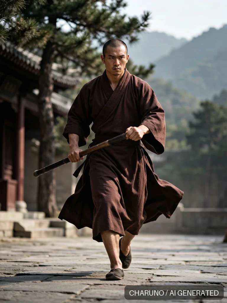少林武僧 · 图库,第 4 张生成图片