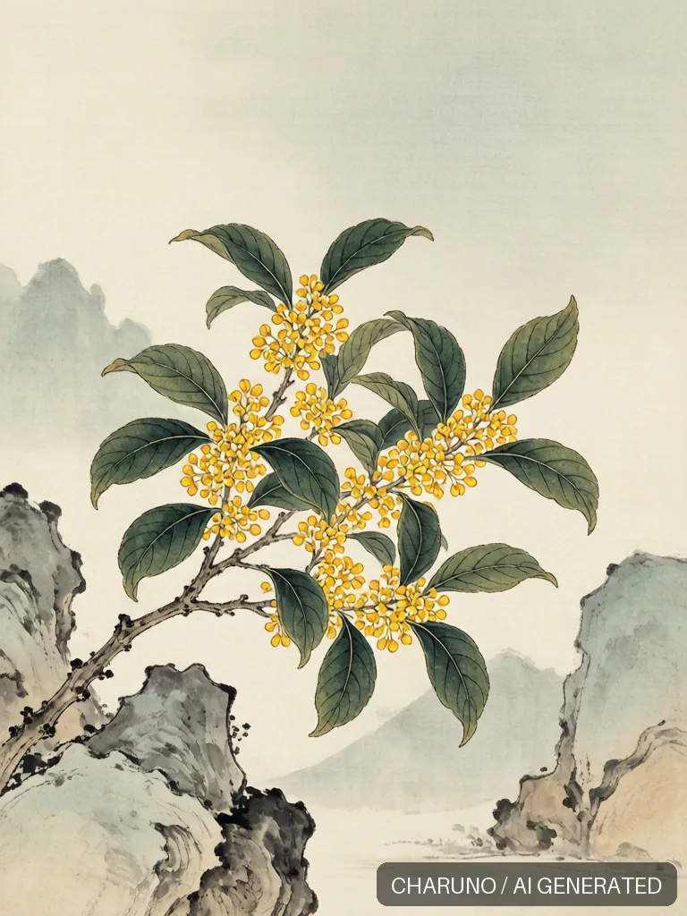 秋香桂花 · 图库，第 8 张生成图片