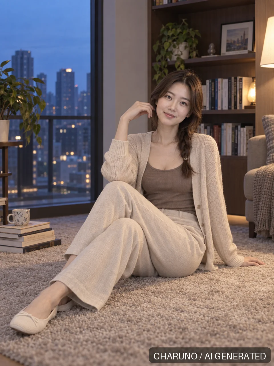 白露·动作参考八种生活写真，第 6 张生成图片