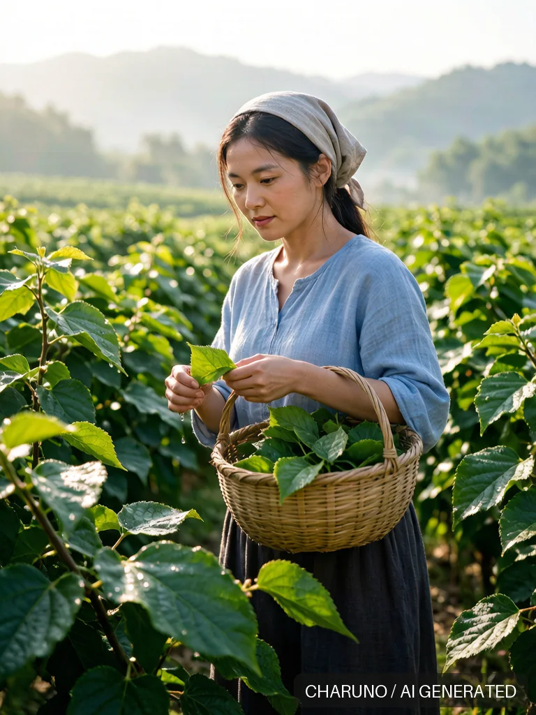 采桑女子 · 图库，第 8 张生成图片