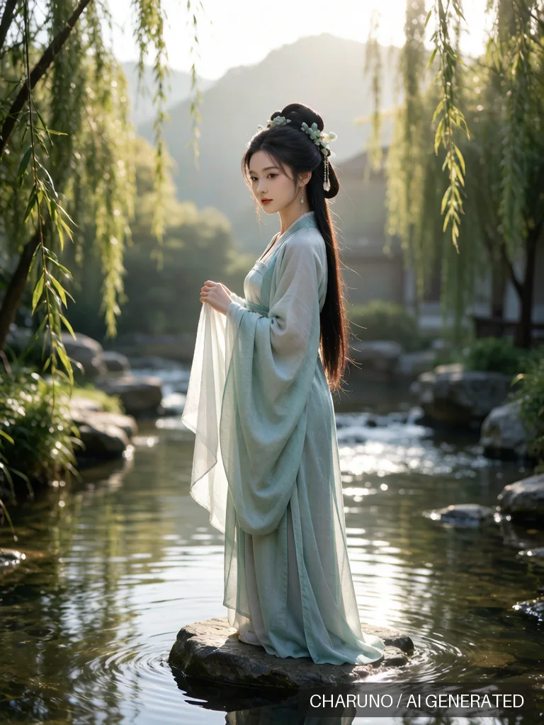 浣纱西施 · 图库,第 6 张生成图片