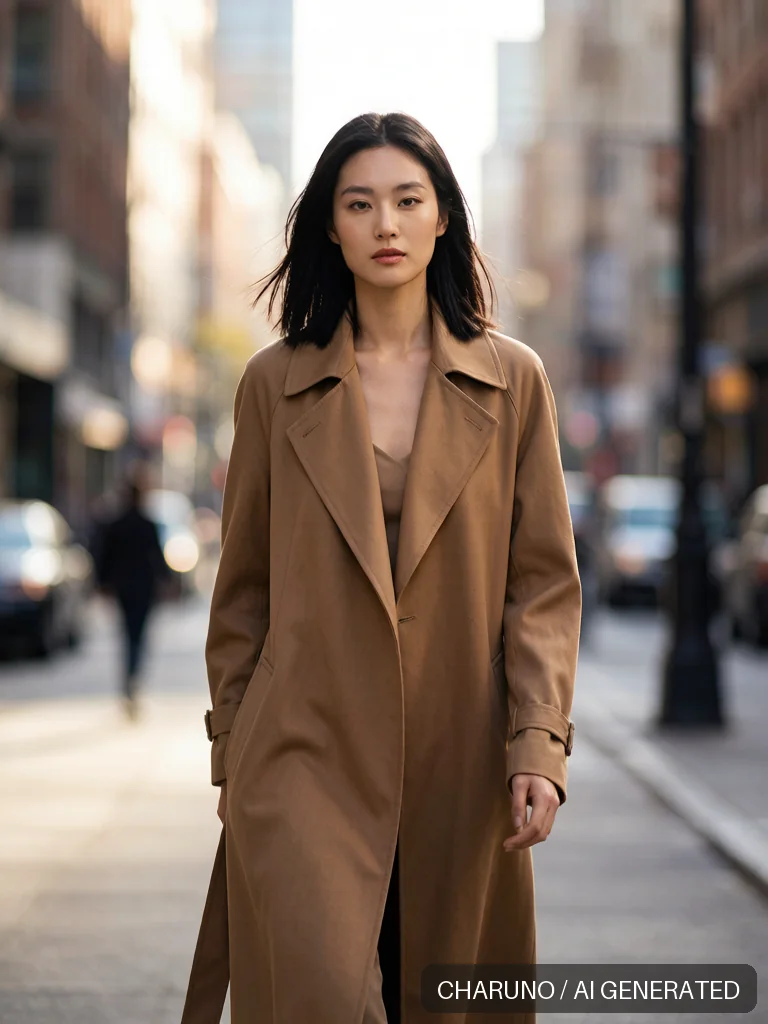 时尚写真 · 中国女性模特，第 3 张生成图片