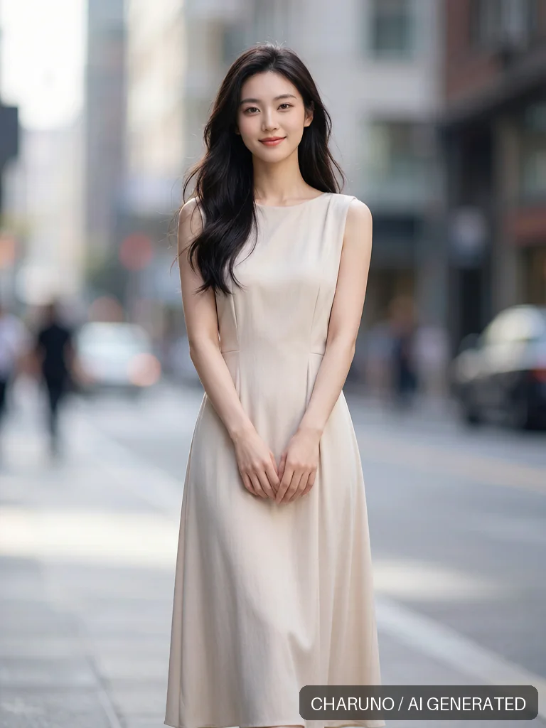 青春街拍少女 · 图库,第 1 张生成图片