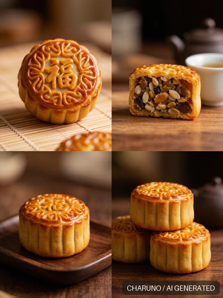 美食月饼 · 图库，第 7 张生成图片