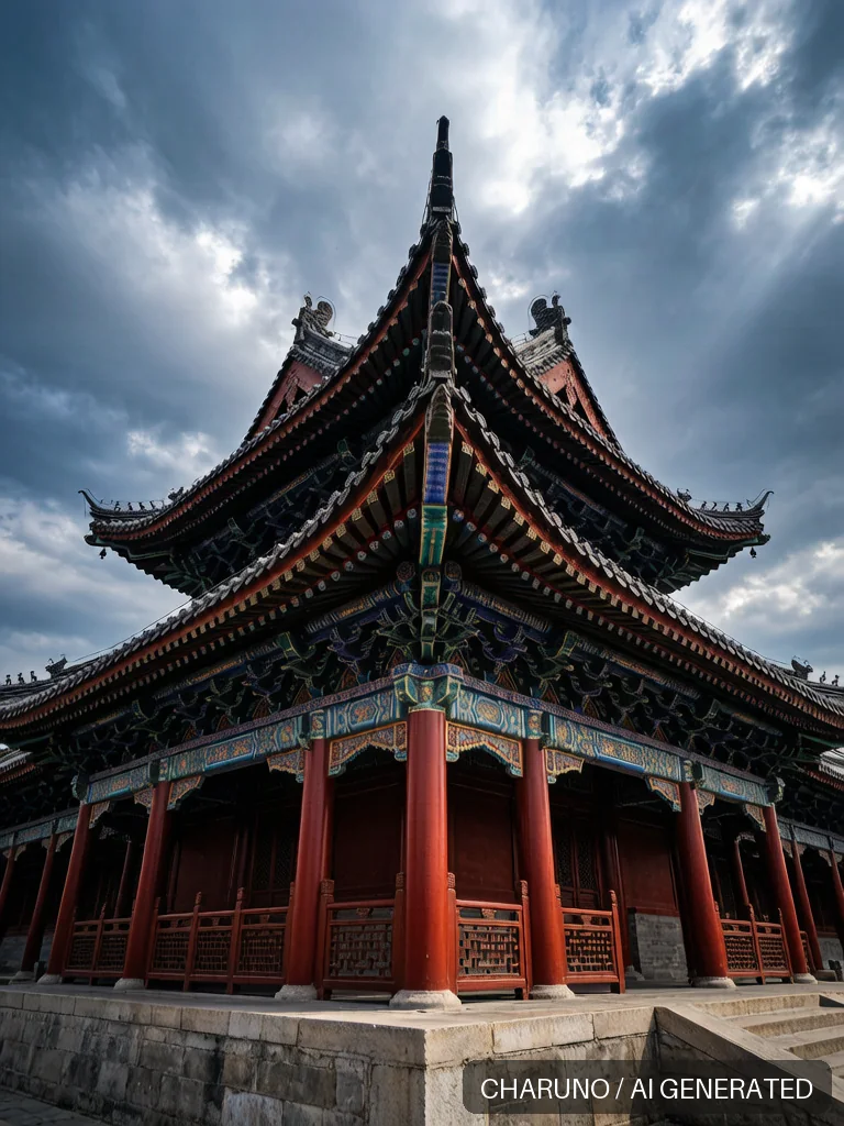 飞檐翘角 · 图库，第 8 张生成图片
