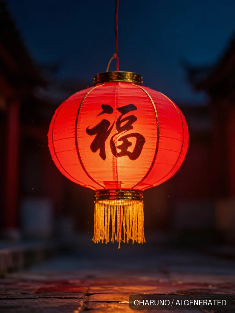 挂灯笼 · 图库，第 6 张生成图片