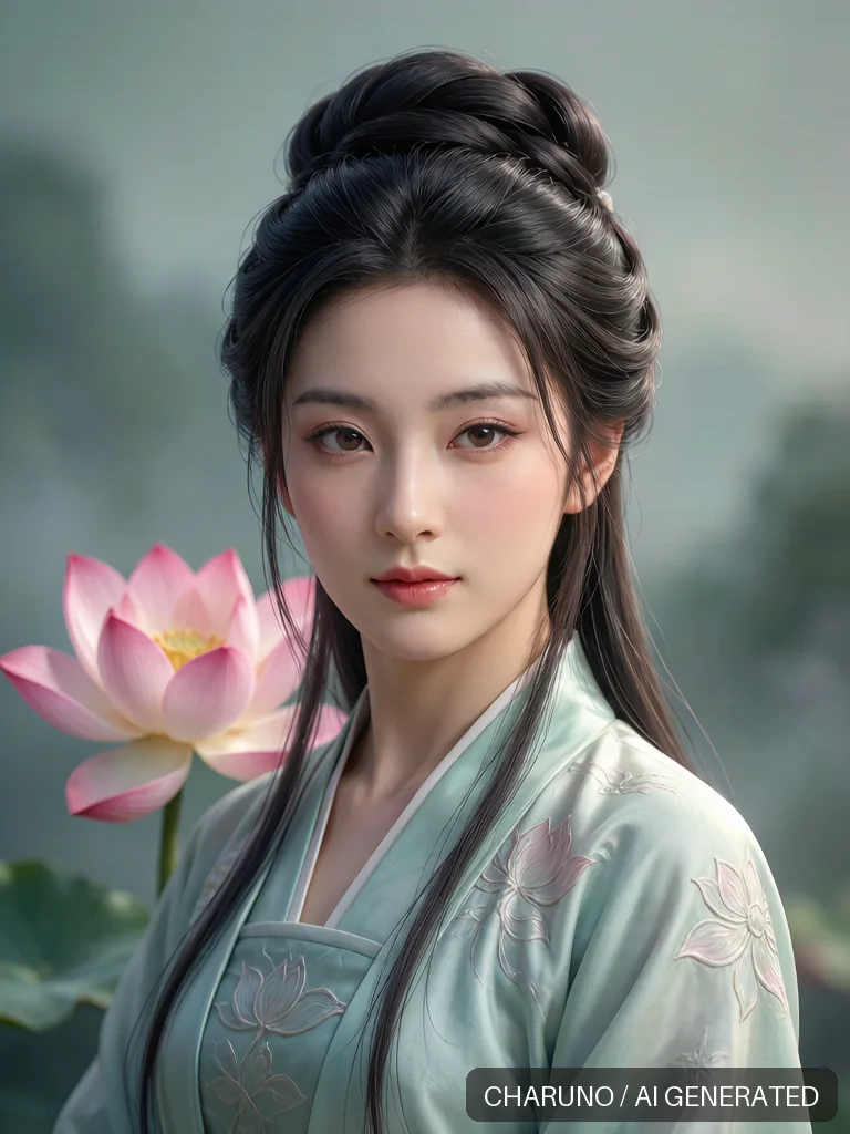 荷花仙姑 · 图库，第 5 张生成图片