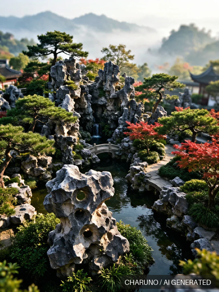 太湖石 · 图库，第 3 张生成图片
