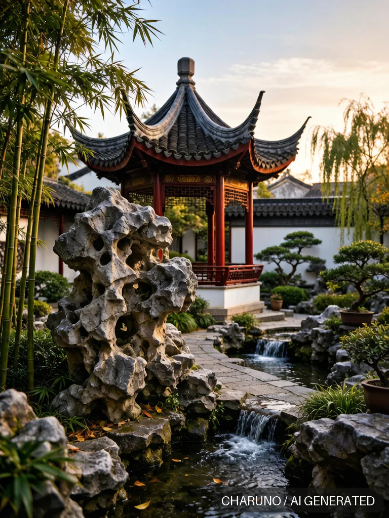 苏州园林 · 图库，第 5 张生成图片