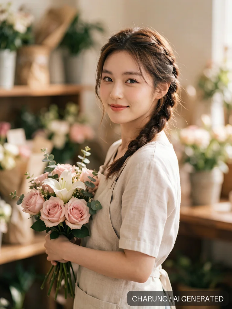 花艺师 · 图库，第 7 张生成图片