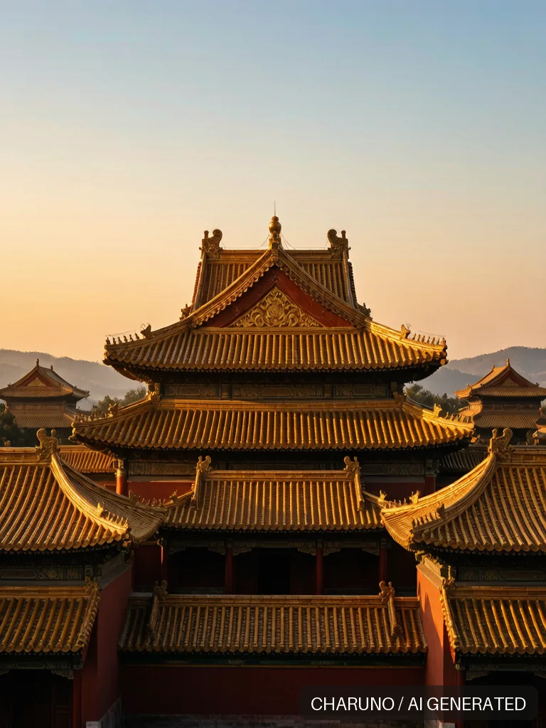 琉璃瓦顶 · 图库，第 6 张生成图片