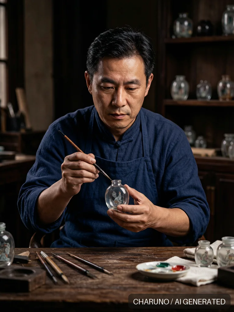 内画壶匠人 · 图库，第 3 张生成图片
