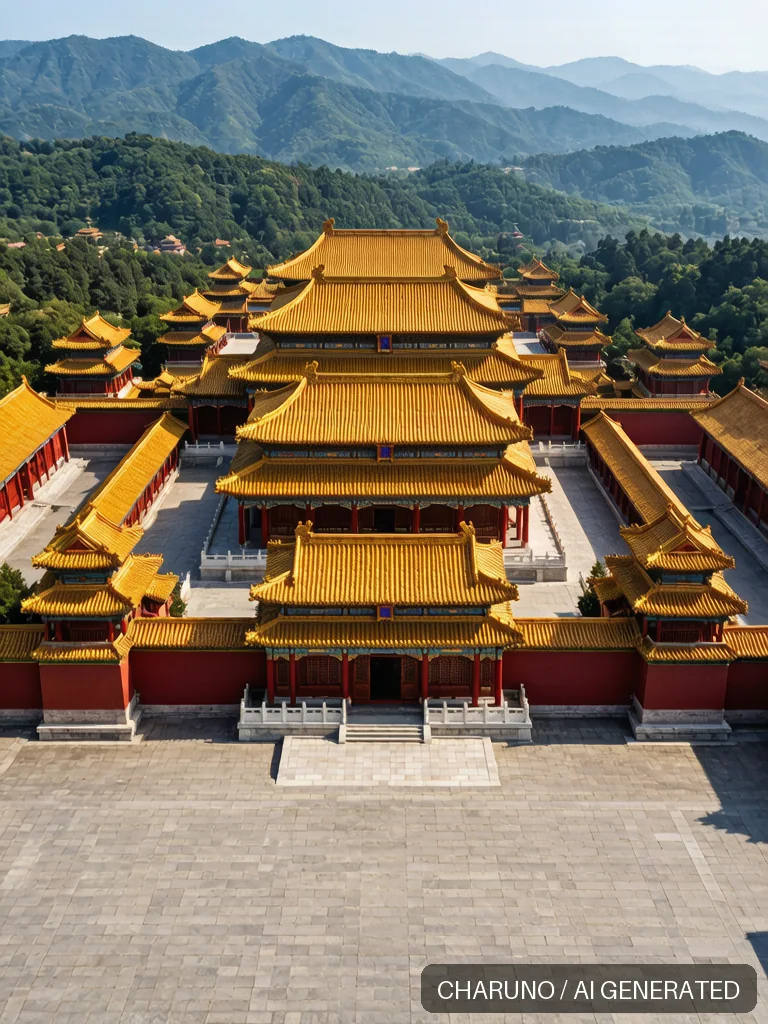 琉璃瓦顶 · 图库，第 3 张生成图片