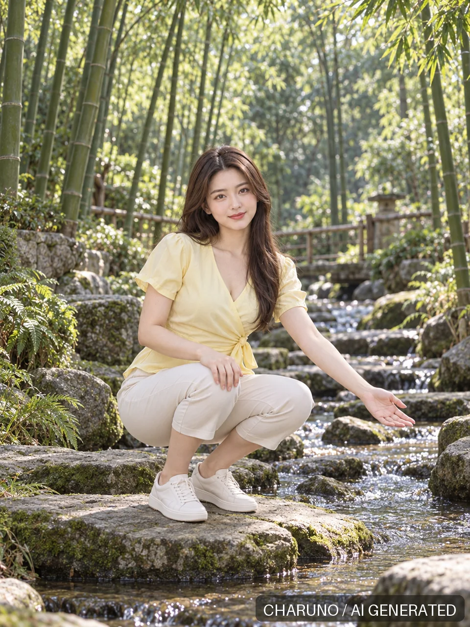 姚霁宁 · 花园新彩，第 7 张生成图片