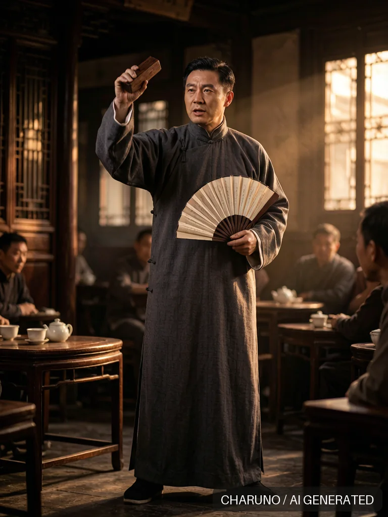 评书先生 · 图库，第 8 张生成图片