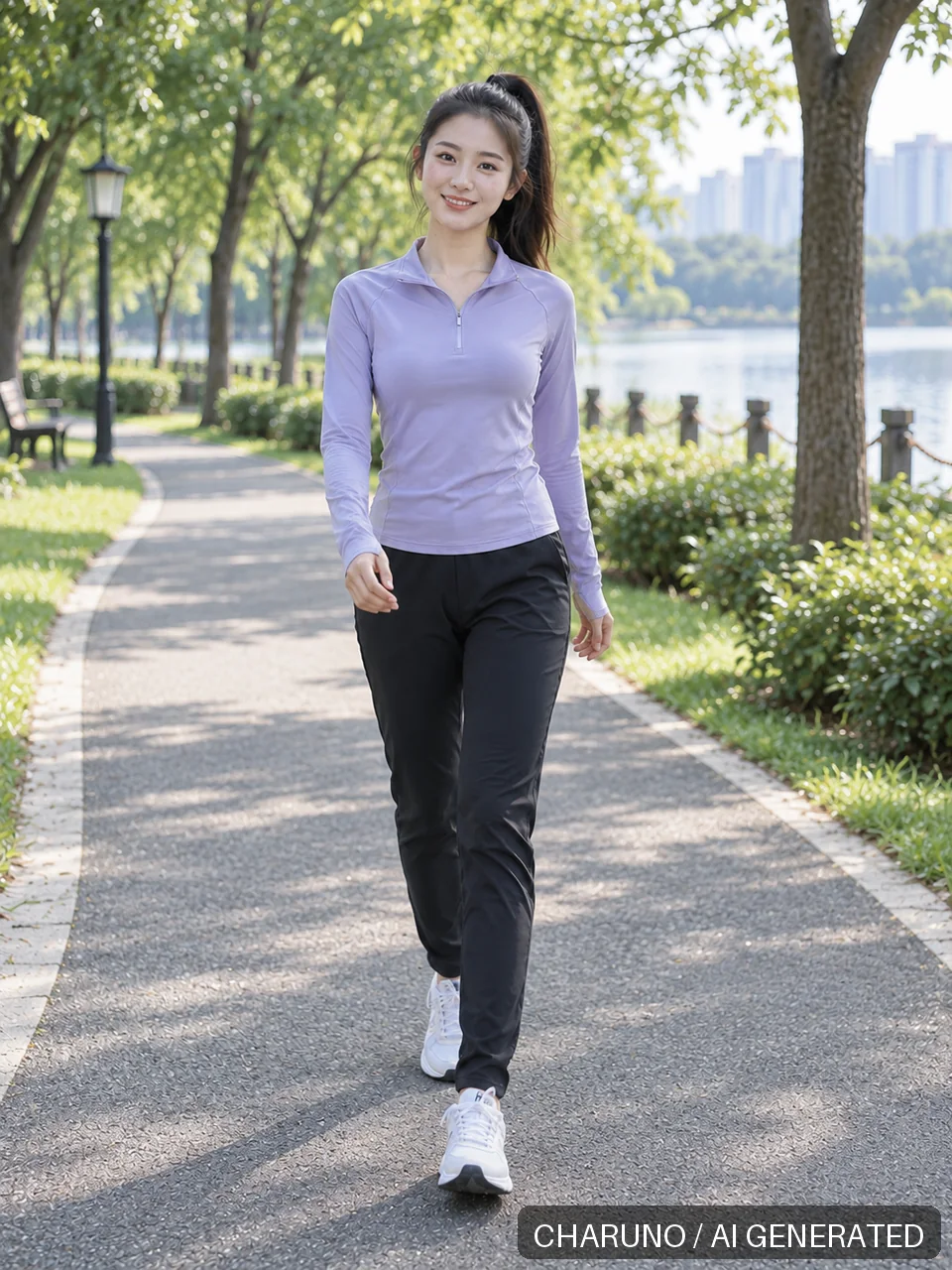青春靓丽·公园活力，第 2 张生成图片