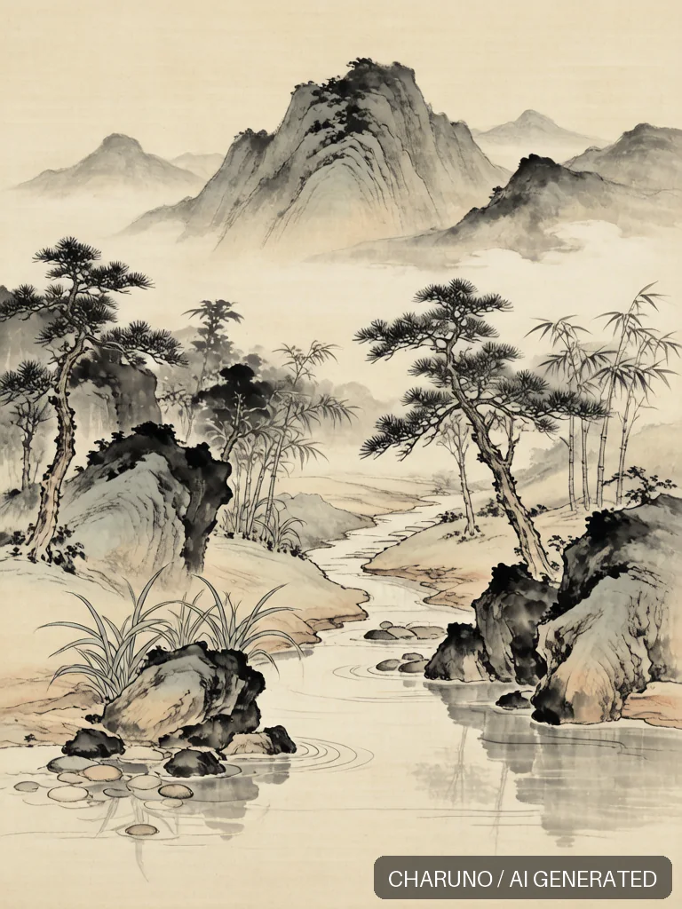 工笔仕女 · 图库，第 6 张生成图片