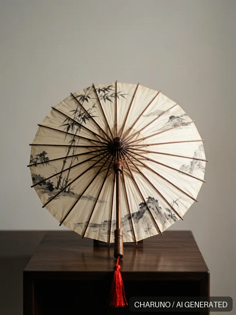 油纸伞 · 图库，第 3 张生成图片