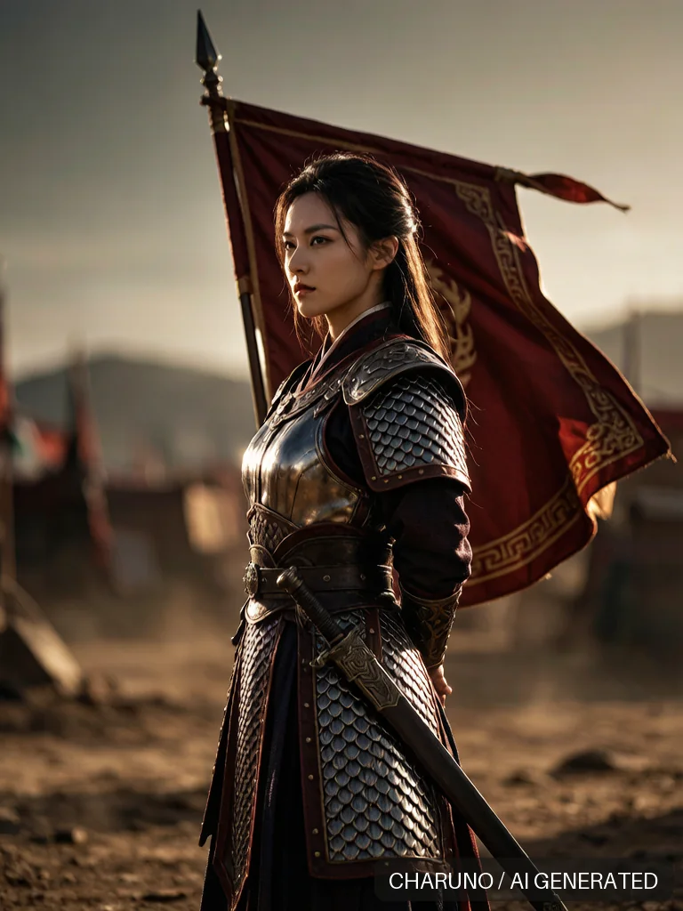 挂帅女将 · 图库，第 6 张生成图片