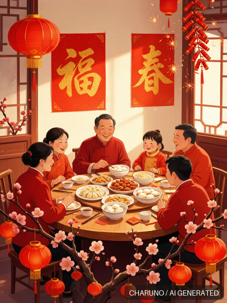 节日春节 · 图库,第 5 张生成图片