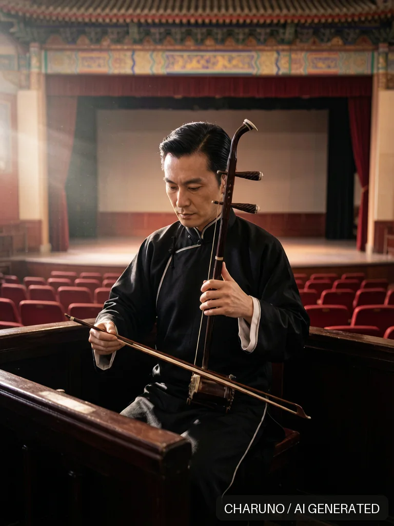 京胡琴师 · 图库，第 6 张生成图片