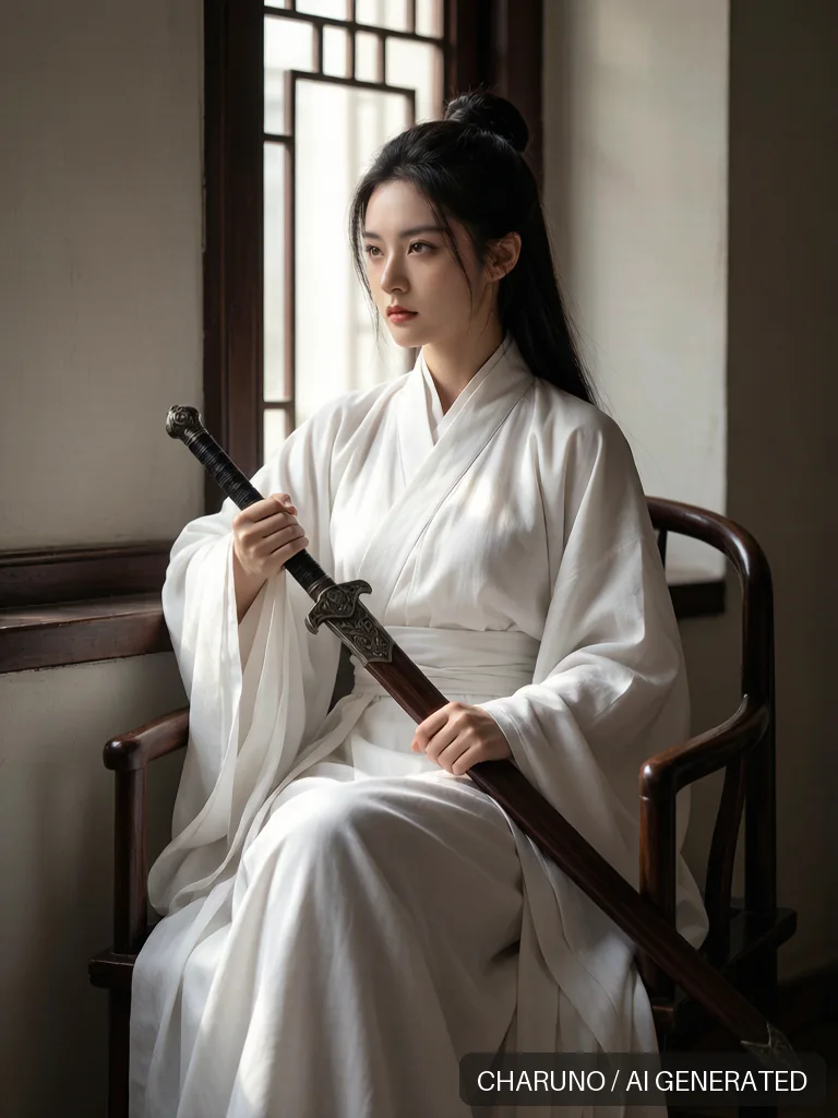 古风侠女剑客 · 图库,第 3 张生成图片