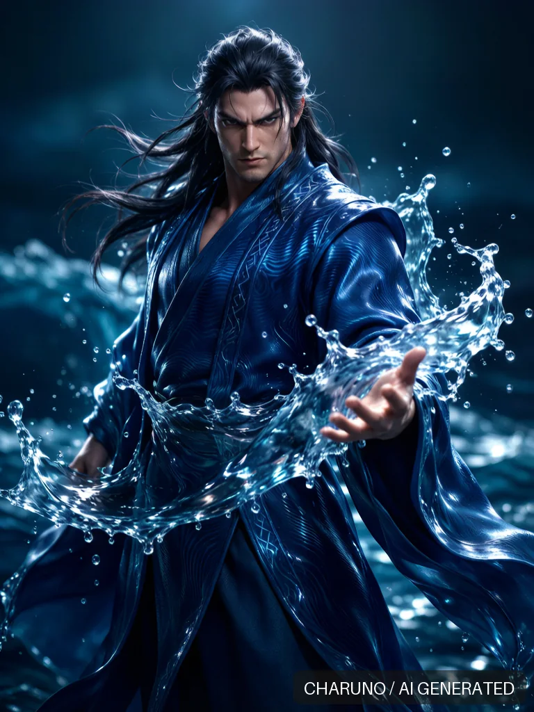 水神共工 · 图库,第 7 张生成图片