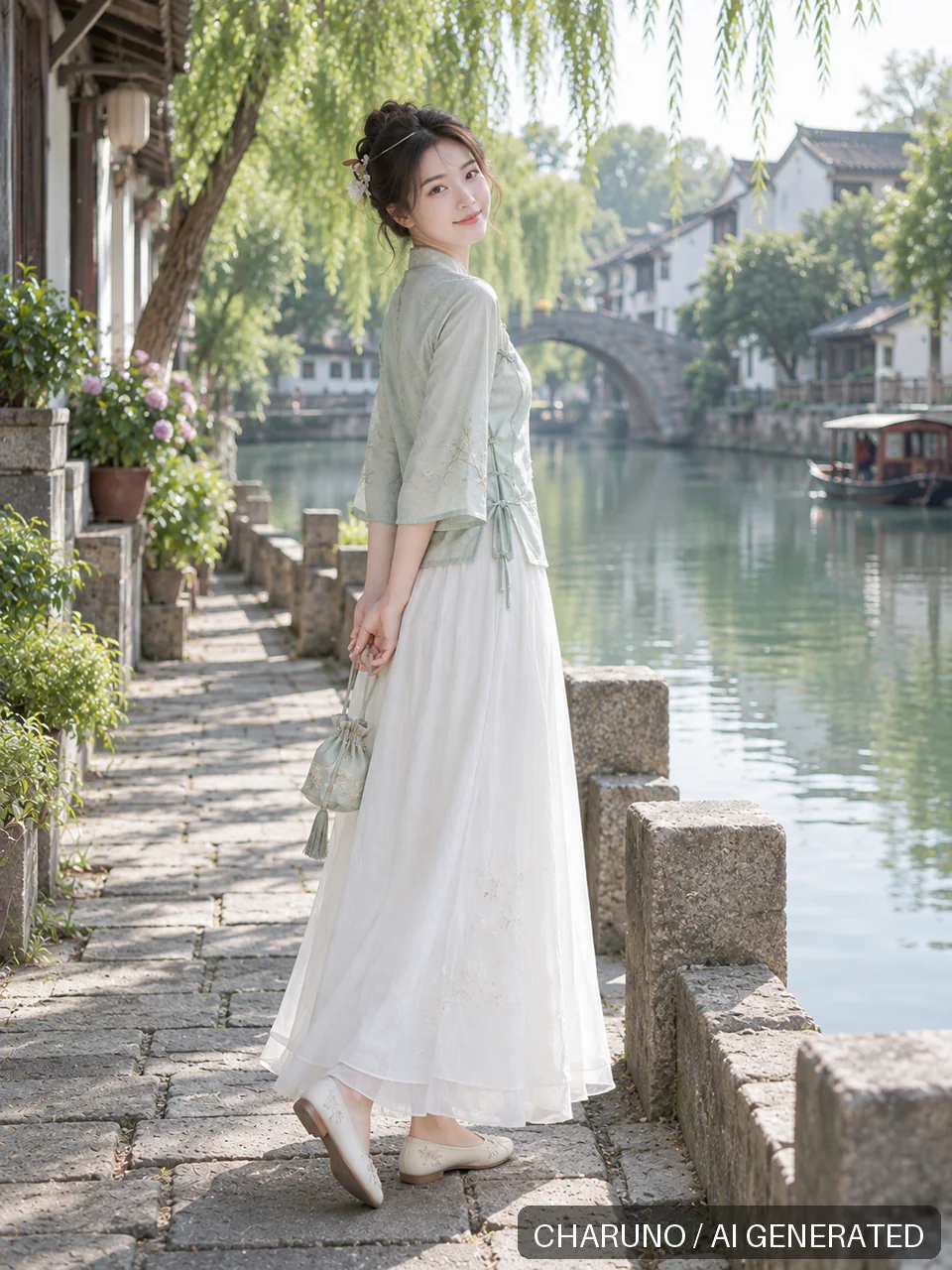 青春靓丽·江南水岸，第 3 张生成图片